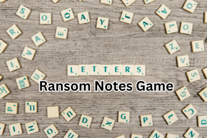 Ransom Notes Game