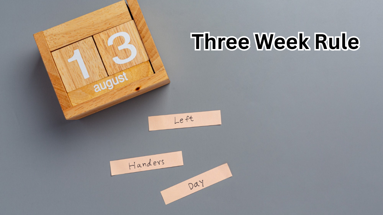 Three Week Rule: The Ultimate Guide to Building Habits, Healing, and Transforming Your Life